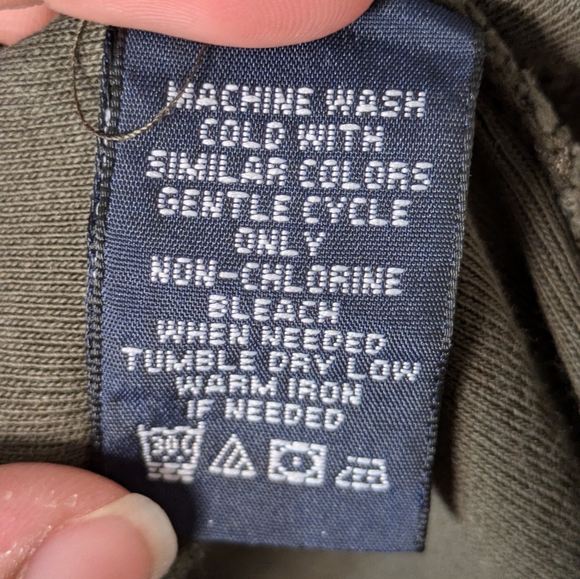 Hathaway Jacket Mens XXL 1/4 Zip Pullover Jacket GREEN 100% Cotton Long Sleeve - Picture 6 of 6